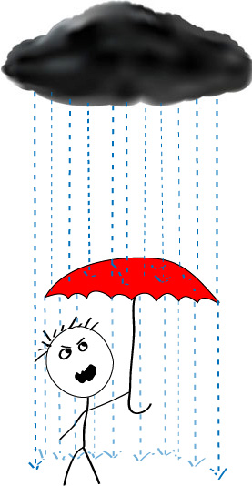 The dark cloud of doom follows those that embrace misery